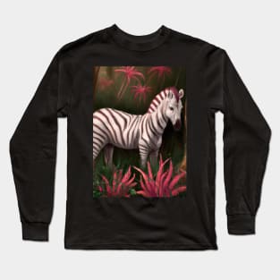 Pink Zebra Long Sleeve T-Shirt